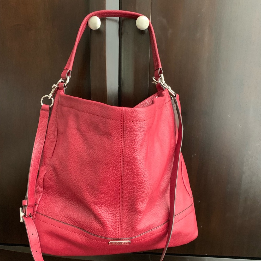 Red Leather Coach bag